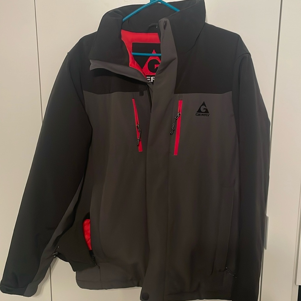 Gerry snow jacket hooded insulated - M
